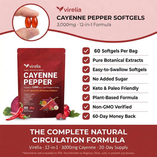 Maverita™ - Cayenne Pepper Softgels